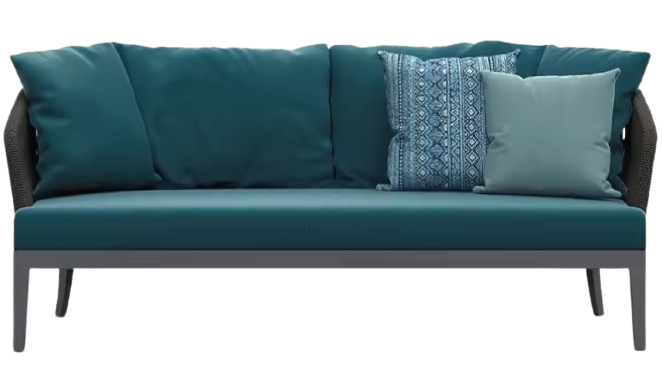 2-seats sofa aluminum